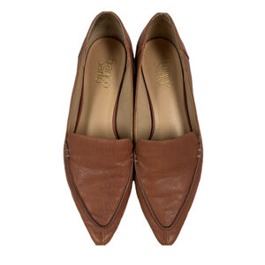 Franco Sarto Leather Loafer Rosewood Pink Sz 8